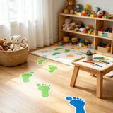 42 Footprint Self Adhesive Sticker Film Laminated Easy Write Wall Floor Decor Craft Stairs Walk  15038 Foot