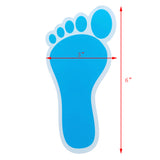42 Footprint Self Adhesive Sticker Film Laminated Easy Write Wall Floor Decor Craft Stairs Walk  15038 Foot