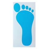 42 Footprint Self Adhesive Sticker Film Laminated Easy Write Wall Floor Decor Craft Stairs Walk  15038 Foot