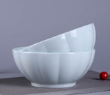 White Serving Bowl 8 Buffet Kitchen Soup Candy Salad IceCream Side Dish Pumpkin