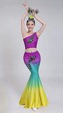 Dance Costumes Dress Dance Costumes Dai Peacock Dance Performance Fishtail Skirt