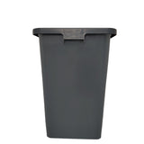 26 Gallon Black Trash Can Garbage Waste Bin Container Heavy Duty Receptacle