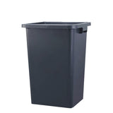 26 Gallon Black Trash Can Garbage Waste Bin Container Heavy Duty Receptacle