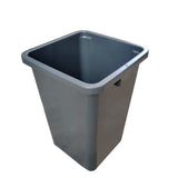 26 Gallon Black Trash Can Garbage Waste Bin Container Heavy Duty Receptacle
