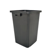 26 Gallon Black Trash Can Garbage Waste Bin Container Heavy Duty Receptacle
