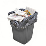 26 Gallon Black Trash Can Garbage Waste Bin Container Heavy Duty Receptacle 15052