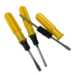 2 Way Screw Driver Philips Slotted 2 in 1 Screw Driver Due Tip Screw Driver 3PK