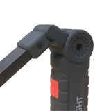 Fold LED Flashlight Rechargeable Worklight Magnet Hook Safe Emergency Camp HVAC