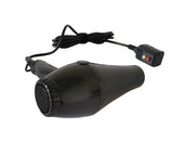 Professional Salon Hair Dryer Powerful 2000 watt Blow Dryer Quiet Hairdryer with Concentrator Nozzle Attachment Black