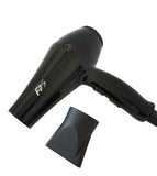 Professional Salon Hair Dryer Powerful 2000 watt Blow Dryer Quiet Hairdryer with Concentrator Nozzle Attachment Black