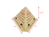 Do Not Stack Pallet Cones Paper No Double Stack Cones Nothing on Top Cone Sign