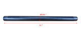 12 Black Pipe Decor 1/2 Dia Malleable Cast Iron Pipe Steel Hallf Inch Threaded