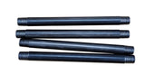 12 Black Pipe Decor 1/2 Dia Malleable Cast Iron Pipe Steel Hallf Inch Threaded