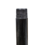 12 Black Pipe Decor 1/2 Dia Malleable Cast Iron Pipe Steel Hallf Inch Threaded