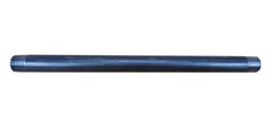 12 Black Pipe Decor 1/2 Dia Malleable Cast Iron Pipe Steel Hallf Inch Threaded