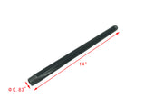 1/2 threaded male black pipe 14 long tube fixture fitting plumbing nipple iron15078 1PK