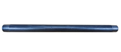 16 Black Pipe Decor 1/2 Dia Malleable Cast Iron Pipe Steel Hallf Inch Threaded