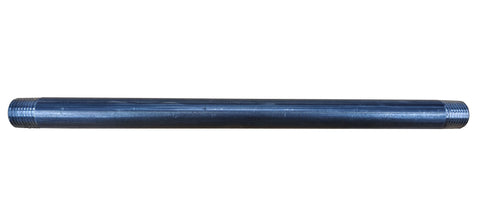 16 Black Pipe Decor 1/2 Dia Malleable Cast Iron Pipe Steel Hallf Inch Threaded