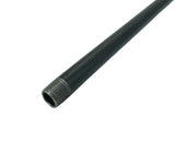 1/2 threaded male black pipe 24 long tube fixture fitting plumbing nipple iron15083 10PK