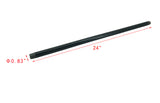 1/2 threaded male black pipe 24 long tube fixture fitting plumbing nipple iron15083 1PK