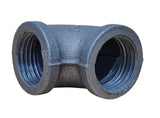 1/2 Elbow Black Pipe Connector Rustic Industrial Vintage DIY Shelf Tube Parts