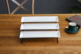 Collapsible Plate Rack Stand Cake Serve Tray Dessert Fruit Buffet Food Riser 15100