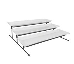 Collapsible Plate Rack Stand Cake Serve Tray Dessert Fruit Buffet Food Riser