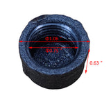 1/2 Cap Black Pipe Coupler Connector Rustic Industrial Vintage Shelf Tube Parts