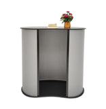 36.4 Tall X 35.6 Wide X 17 Deep Portable Lightweight Tradeshow Podium Lectern
