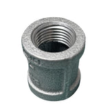 1/2" Black Malleable Iron Straight Left/Right Coupling Reverse Opposite Thread 15114