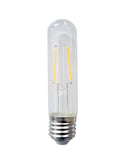 2W LED T6.5 Tubular Exit Sign Light E17 Base Appliance Bulb (20W Equivalent) 6K 15117 8PK