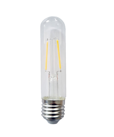 2W LED T6.5 Tubular Exit Sign Light E17 Base Appliance Bulb (20W Equivalent) 6K