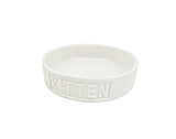 Kitten Cat Pet Bowls Heavyweight Ceramic Dish Stays Put Chew Proof Food Water 15118