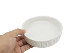 Kitten Cat Pet Bowls Heavyweight Ceramic Dish Stays Put Chew Proof Food Water 15118