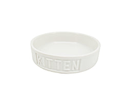 Kitten Cat Pet Bowls Heavyweight Ceramic Dish Stays Put Chew Proof Food Water 15118