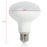 12W BR40 LED Light Bulb Voltage Range 85V 240V (100W equivalent)  Cool White 65K