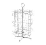24 Pocket 5X7 Greeting Card Rack Post Card Birthday Christmas Holiday Display Rack Stand Countertop Tabletop Spinner Rack