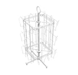 24 Pocket 5X7 Greeting Card Rack Post Card Birthday Christmas Holiday Display Rack Stand Countertop Tabletop Spinner Rack