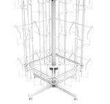 24 Pocket 5X7 Greeting Card Rack Post Card Birthday Christmas Holiday Display Rack Stand Countertop Tabletop Spinner Rack