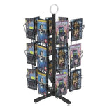 24 Pocket 5X7 Greeting Card Rack Post Card Birthday Christmas Holiday Display Rack Stand Countertop Tabletop Spinner Rack