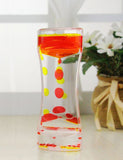Fun Classic Fidget Sensory Toy Liquid Oil Bubbler Motion Timer Hourglass Autism`