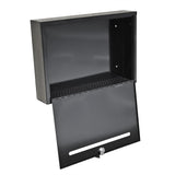 17X12X3.5" Metal Suggestion Box Key Rent Check 12X0.5" Slot Offering Wallmount 15132-special