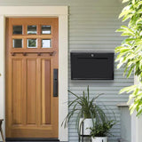 17X12X3.5" Metal Suggestion Box Key Rent Check 12X0.5" Slot Offering Wallmount 15132-special