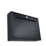 17X12X3.5" Metal Suggestion Box Key Rent Check 12X0.5" Slot Offering Wallmount 15132-special