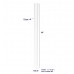 FixtureDisplays? Clear Acrylic Tube 2¡±(nominal) Diameter (1.9685 exact outside dim) x 36 Long,5/64 (2mm) Wall Open Ended 15137-36-1PK