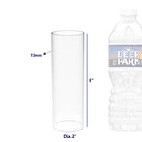 FixtureDisplays? Clear Acrylic Tube 2¡±(nominal) Diameter (1.9685 exact outside dim) x 6 Long,5/64 (2mm) Wall Open Ended 15137-6-1PK