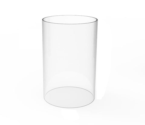 Clear Acrylic Tube 4¡± (nominal) Diameter (3.937 exact outside dim) x 6 Long, 5/64(2mm) Wall Open Ended 15139 6 1PK