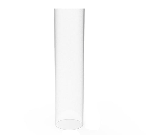 Clear Acrylic Tube 3 Diameter (2.953 exact outside dim) x 12 Long, 5/64(2mm) Wall Open Ended 15140 12 1PK