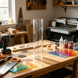 Clear Acrylic Tube 3 (75mm) Diameter x 8 Long, 5/64 Wall Thickness DIY Craft 15140 8