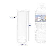 Clear Acrylic Tube 3 (75mm) Diameter x 8 Long, 5/64 Wall Thickness DIY Craft 15140 8
